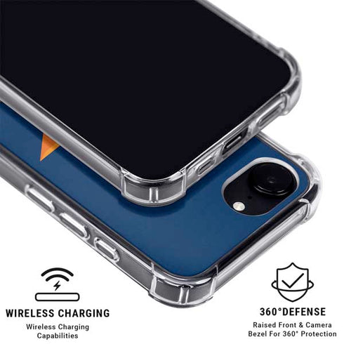 MLB Houston Astros Distressed iPhone 16e Clear Case